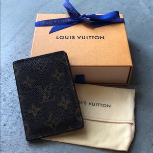 Louis Vuitton Pocket Organizer monogram wallet